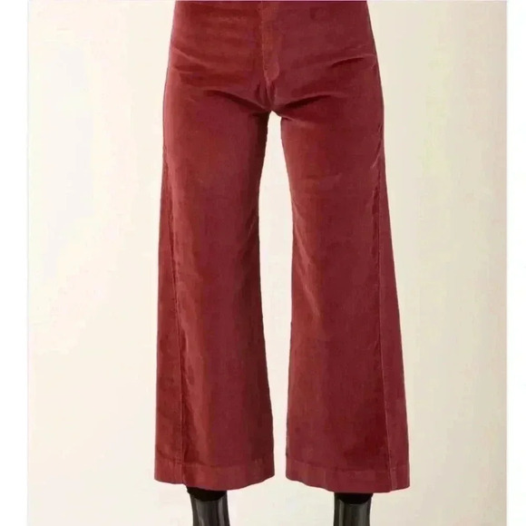 Prairie Underground Pants Womens Knack Wide Leg Crop Corduroy XXL Knack Cords - Picture 1 of 4